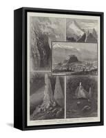 Salzburg and its Mountain Scenery-null-Framed Stretched Canvas