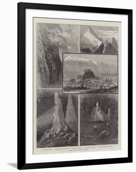 Salzburg and its Mountain Scenery-null-Framed Giclee Print