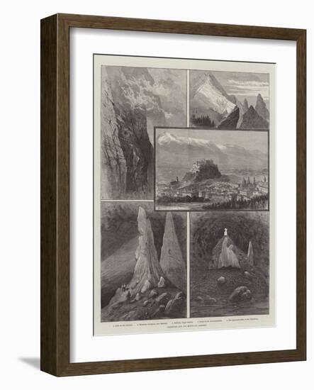 Salzburg and its Mountain Scenery-null-Framed Giclee Print