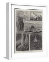 Salzburg and its Mountain Scenery-null-Framed Giclee Print