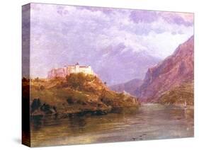 Salzburg Castle, 1868-69-Frederic Edwin Church-Stretched Canvas