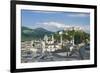 Salzburg City Historic Center with Cathedral-Peter Hermes Furian-Framed Photographic Print