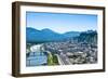 Salzburg City Panorama-Peter Hermes Furian-Framed Photographic Print