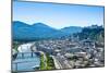 Salzburg City Panorama-Peter Hermes Furian-Mounted Photographic Print