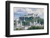 Salzburg Fortress (Festung Hohensalzburg) Seen from Salzach Rive-Anibal Trejo-Framed Photographic Print