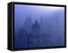 Salzburg in Mist, Austria-Alan Copson-Framed Stretched Canvas