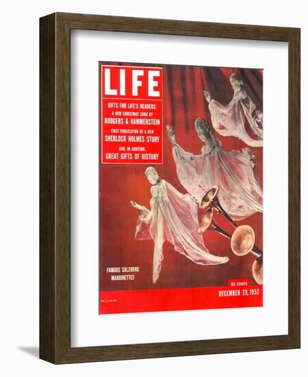 Salzburg Marionettes, December 29, 1952-Walter Sanders-Framed Photographic Print