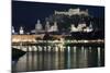 Salzburg Night-Charles Bowman-Mounted Photographic Print