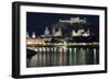 Salzburg Night-Charles Bowman-Framed Photographic Print