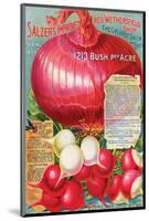 Salzer's Improved Red Onion-null-Mounted Art Print