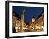 Salzstravue and Schwabentor, Old Town, Freiburg, Baden-Wurttemberg, Germany, Europe-Hans Peter Merten-Framed Photographic Print