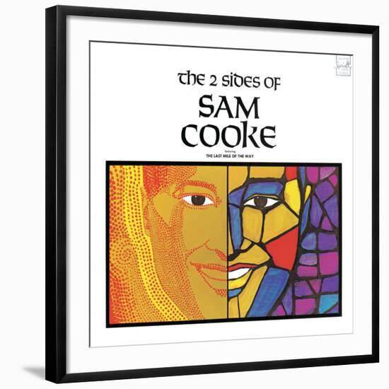 Sam Cooke - The 2 Sides of Sam Cooke-null-Framed Art Print