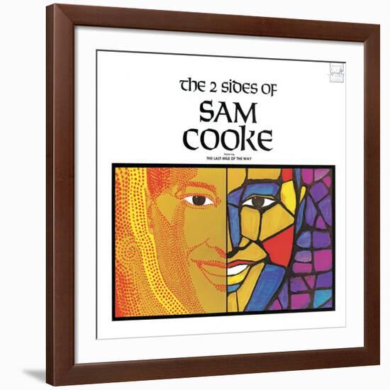 Sam Cooke - The 2 Sides of Sam Cooke-null-Framed Art Print