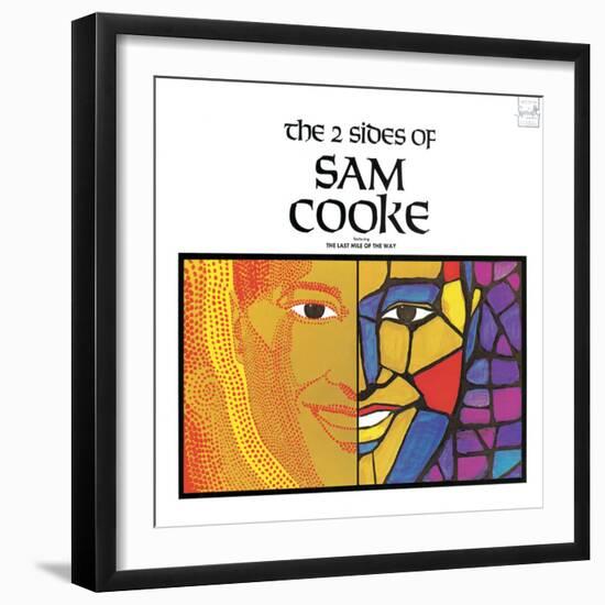 Sam Cooke - The 2 Sides of Sam Cooke-null-Framed Art Print