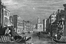 The Grand Canal, Venice, C19th Century-Sam Fisher-Framed Stretched Canvas