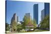 Sam Houston Park, Houston, Texas.-Jon Hicks-Stretched Canvas