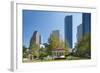 Sam Houston Park, Houston, Texas.-Jon Hicks-Framed Photographic Print