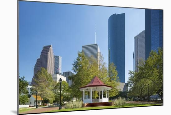 Sam Houston Park, Houston, Texas.-Jon Hicks-Mounted Photographic Print