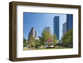 Sam Houston Park, Houston, Texas.-Jon Hicks-Framed Photographic Print