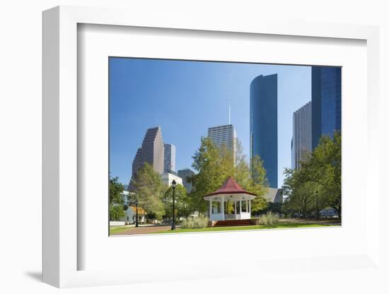 Sam Houston Park, Houston, Texas.-Jon Hicks-Framed Photographic Print