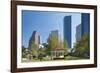 Sam Houston Park, Houston, Texas.-Jon Hicks-Framed Photographic Print