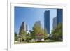 Sam Houston Park, Houston, Texas.-Jon Hicks-Framed Photographic Print