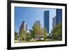 Sam Houston Park, Houston, Texas.-Jon Hicks-Framed Photographic Print