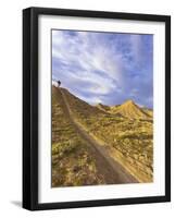 Sam Long Mountain Bikes on the Zippy Doo Dah Trail in Fruita, Colorado, Usa-Chuck Haney-Framed Photographic Print