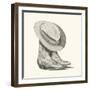 Sam's boots I-Grace Popp-Framed Art Print