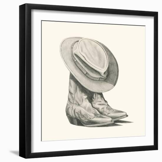 Sam's boots I-Grace Popp-Framed Art Print