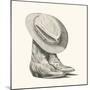 Sam's boots I-Grace Popp-Mounted Art Print