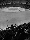 Fan Rooting for His Team in a Packed Stadium During Brooklyn Dodger Game at Ebbets-Sam Shere-Photographic Print