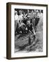 Sam Snead Makes an Iron Shot from the Side of a Sand Trap-null-Framed Premium Photographic Print