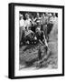 Sam Snead Makes an Iron Shot from the Side of a Sand Trap-null-Framed Premium Photographic Print