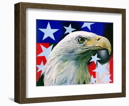 "Sam the American Eagle,"July 1, 1939-Arthur H. Fisher-Framed Giclee Print