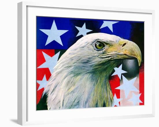 "Sam the American Eagle,"July 1, 1939-Arthur H. Fisher-Framed Giclee Print