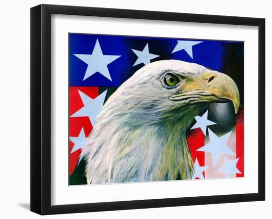 "Sam the American Eagle,"July 1, 1939-Arthur H. Fisher-Framed Giclee Print