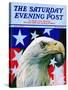 "Sam the American Eagle," Saturday Evening Post Cover, July 1, 1939-Arthur H. Fisher-Stretched Canvas