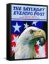 "Sam the American Eagle," Saturday Evening Post Cover, July 1, 1939-Arthur H. Fisher-Framed Stretched Canvas