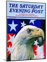 "Sam the American Eagle," Saturday Evening Post Cover, July 1, 1939-Arthur H. Fisher-Mounted Giclee Print