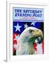 "Sam the American Eagle," Saturday Evening Post Cover, July 1, 1939-Arthur H. Fisher-Framed Giclee Print