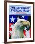 "Sam the American Eagle," Saturday Evening Post Cover, July 1, 1939-Arthur H. Fisher-Framed Giclee Print