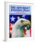 "Sam the American Eagle," Saturday Evening Post Cover, July 1, 1939-Arthur H. Fisher-Framed Giclee Print