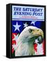 "Sam the American Eagle," Saturday Evening Post Cover, July 1, 1939-Arthur H. Fisher-Framed Stretched Canvas