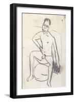 Sam the Negro (verso)-Ernst Ludwig Kirchner-Framed Premium Giclee Print