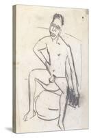 Sam the Negro (verso)-Ernst Ludwig Kirchner-Stretched Canvas