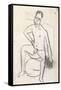 Sam the Negro (verso)-Ernst Ludwig Kirchner-Framed Stretched Canvas