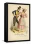 Sam Weller and Mary, from the Pickwick Papers-null-Framed Stretched Canvas