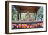 Samadhi Buddha Statue and Buddhist Flags-Matthew Williams-Ellis-Framed Photographic Print