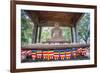 Samadhi Buddha Statue and Buddhist Flags-Matthew Williams-Ellis-Framed Photographic Print